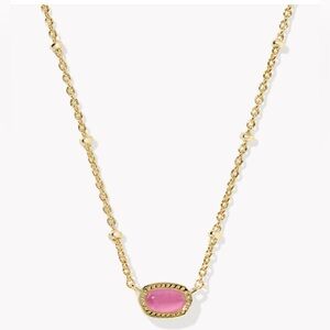 KENDRA‎ SCOTT Mini Elisa Gold Satellite Short Pendant Necklace Azalea Illusion